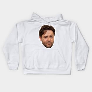 Russell Crowe Vector Art Kids Hoodie